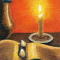 Book Reading by Candle Light